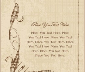 Ornate Vintage Frame design vector 02