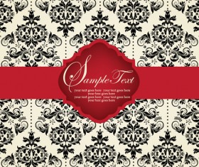 Vintage backgrounds with luxurious Floral vector 02