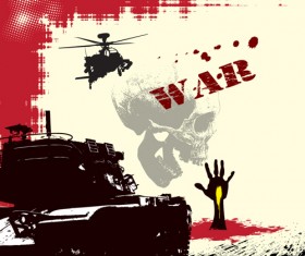 War design elements Illustration vector graphic 03