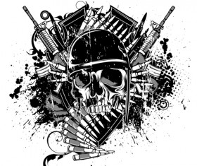 War design elements Illustration vector graphic 04