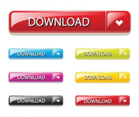 Shiny Web button vector Collection 05