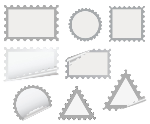 Set of White objects In life elements vector material 07