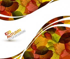 Pretty Autumn backgrounds art vector 04