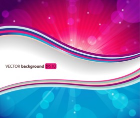 Dream Background with light effects design vector 03