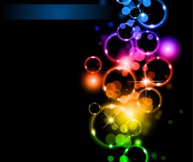Dream Background with light effects design vector 04