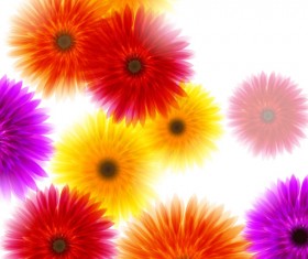 Vector Background with flowers design elements 03