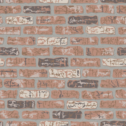Brick wall Object backgrounds vector graphics 02