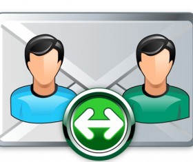 Email broadcast icon vector