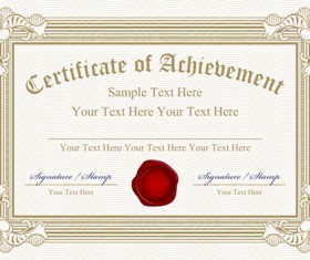 Vector Templates of certificates design set 05