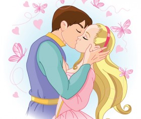 Couples design elements vector set 01