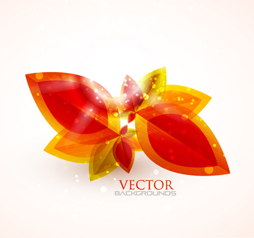 Set of Leaf fall vector backgrounds vector 03