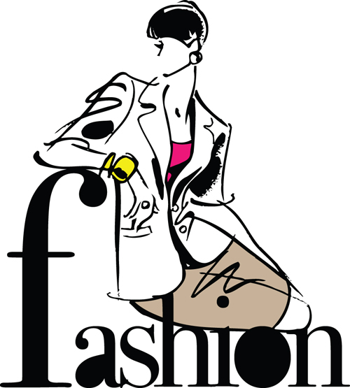 fashion design illustration vector free download