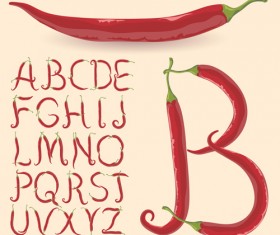 Various Food elements mix vector 04