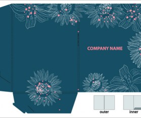 Elements of Plans gift box design vector 04
