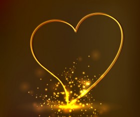 golden glow New Year 2013 design elements vector 03