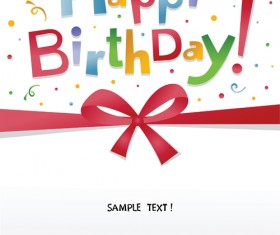 Best Happy birthday design elements vector set 03