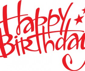 Best Happy birthday design elements vector set 05