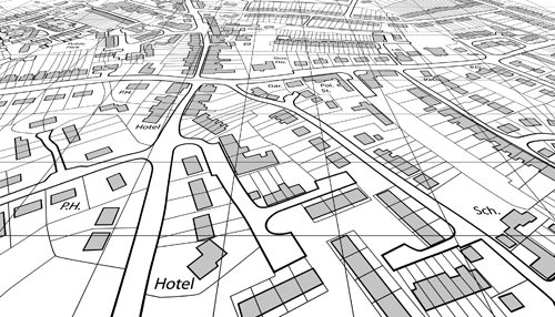 City Map design elements vector material 02