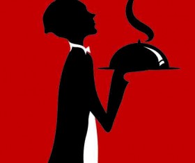 Set of Chef and menu design elements vector 04