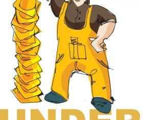 People in different Professions design vector 02