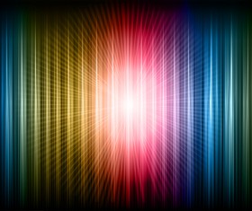 Pretty Rainbow background vector set 02