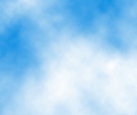 Blue Sky with clouds vector backgrounds 02
