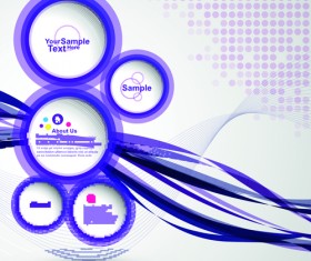 circular speech bubble for you text design vector 01