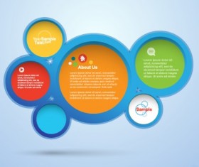 circular speech bubble for you text design vector 04