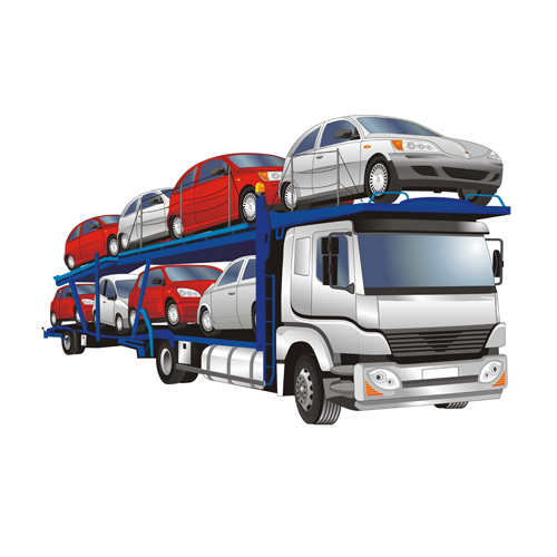 Different of trucks vector Illustration 02