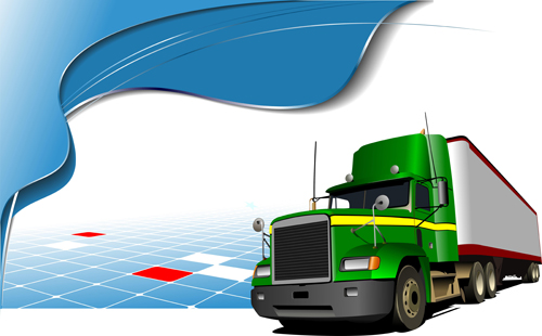 Different of trucks vector Illustration 04