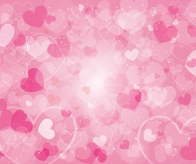 Romantic of Valentines day backgrounds art vector 01