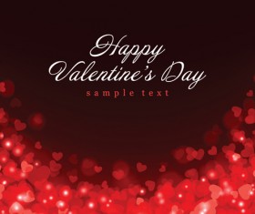 Romantic of Valentines day backgrounds art vector 04