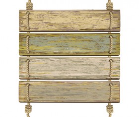 Retro Wooden board Signage design vector 04