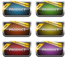 Bright discount labels vector graphics 02