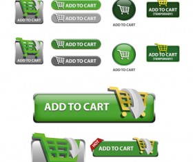 Elements of Creative web button design vector material 04