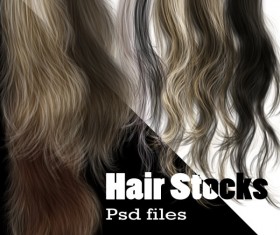 hair psd material files
