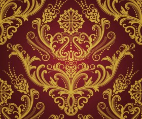 Elements of Ornate Decorative pattern art vector set 02