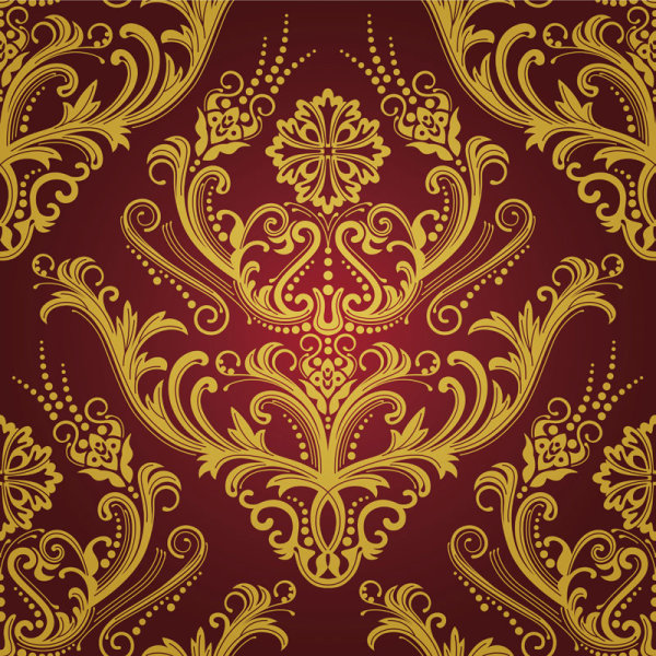 Elements of Ornate Decorative pattern art vector set 02