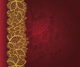 Elements of Ornate Decorative pattern art vector set 05