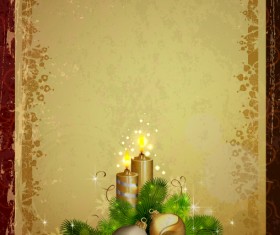 Garbage vintage Christmas vector backgrounds 03