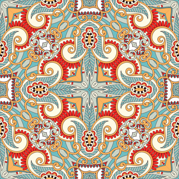 Set of Decorative pattern design vector material 03