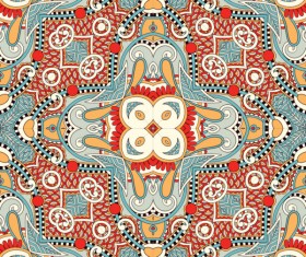 Set of Decorative pattern design vector material 04