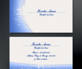 Modern design Business Cards vector set 01