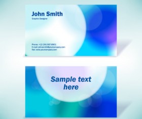 Modern design Business Cards vector set 02