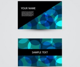 Modern design Business Cards vector set 03