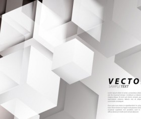 Black and white Squares concept backgrounds vector 03