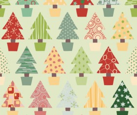 Different Christmas elements pattern vector 04
