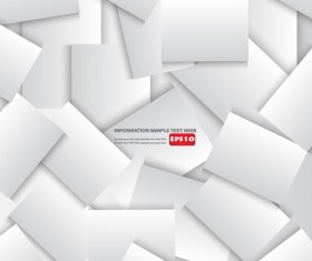 3D Colored squares vector backgrounds set 05