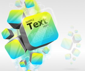 Abstract backgrounds with concept Object design vector 04