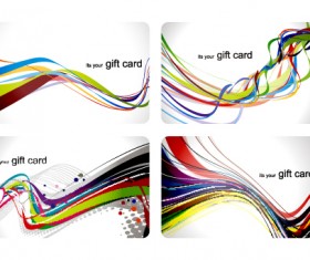 Abstraction of Modern Business cards vector material 01